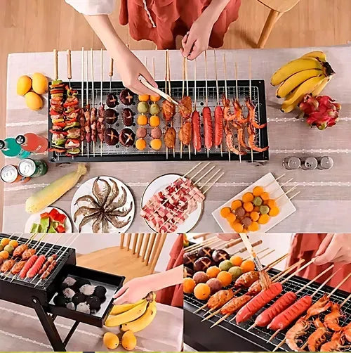 Parrilla De Carbón Plegable BBQ