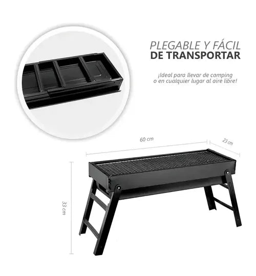 Parrilla De Carbón Plegable BBQ