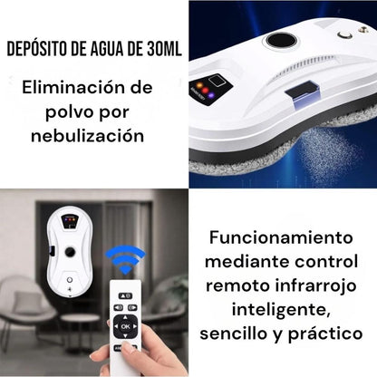 Robot Limpiavidrios Inteligente: Cristales Impecables Sin Esfuerzo ✨🪟