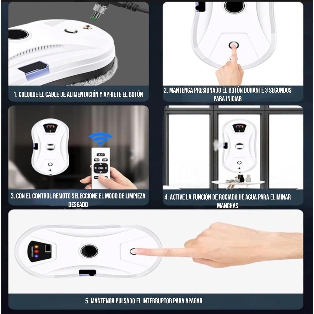 Robot Limpiavidrios Inteligente: Cristales Impecables Sin Esfuerzo ✨🪟